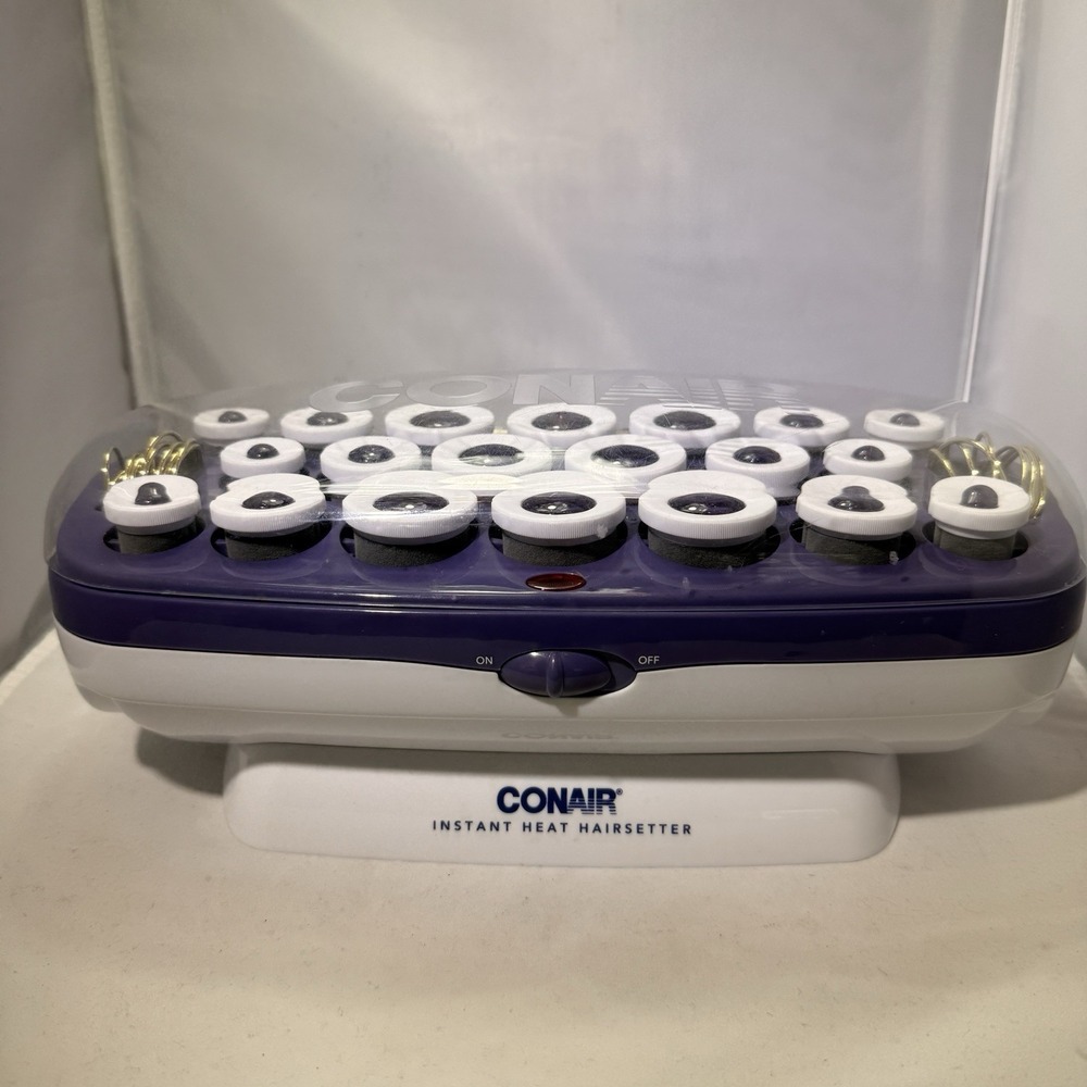 Conair‎ Instant Heat Hair Setter 20 Velvet Hot Rollers ALL CLIPS CHV21 Dance